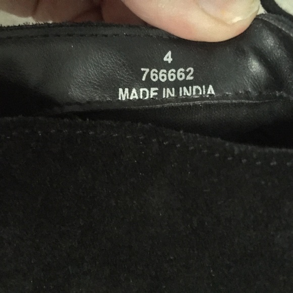 ASOS faux suede black lace up sandals - Picture 6 of 7